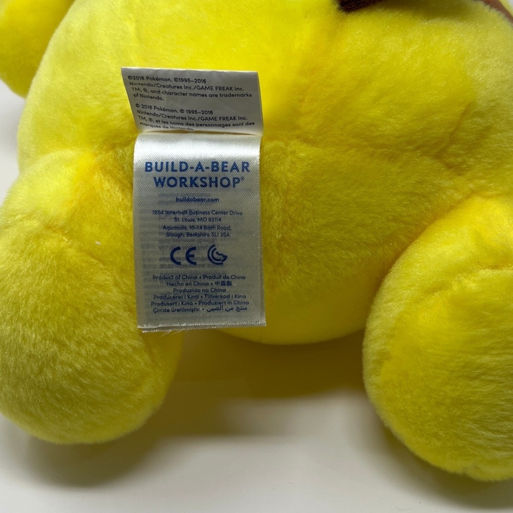 2016‎ Build A Bear PIKACHU POKEMON 18" Plush Stuffed Video Game Character-EUC - Picture 13 of 15